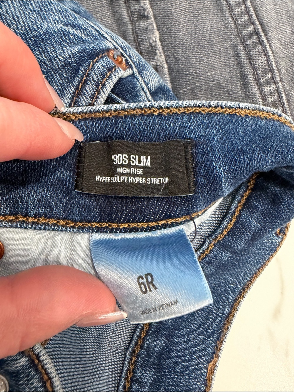 Express 90s Slim High Rise Jeans - Picture 5 of 5